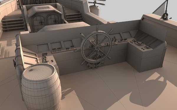 maya airship scarletts pride - Airship Scarletts Pride by Cr8g
